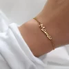 Εξαιρετικό Βραχιόλι Με Σχέδιο Mama - Gold