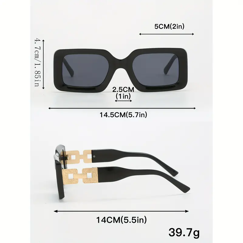 Αντιθαμβωτικά Γυαλιά Ηλίου Square Fashion - Image 4