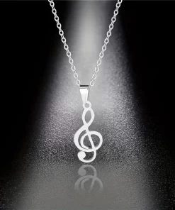 Κολιέ Cool Hollow Music Note