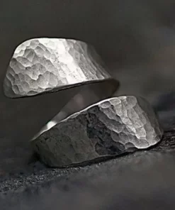 Alternative view of Ανώμαλα δαχτυλίδια Vintage silver