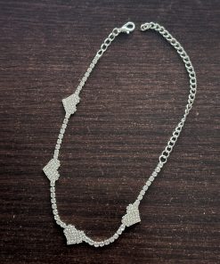 Alternative view of Αλυσίδα καρδιά στρας αστραγάλου