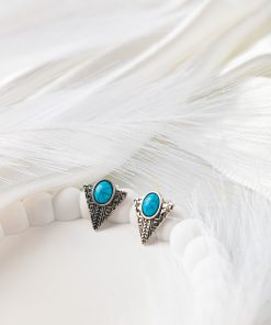 Alternative view of Boho-Chic Silver Earrings