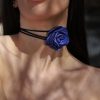 Blue Rose Choker