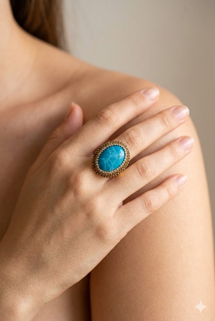 Turquoise Sparkling Ring