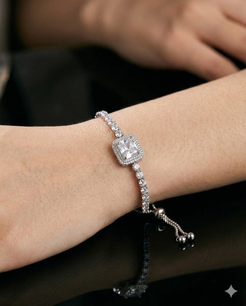 Silver Addiction Bracelet