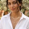 3 Τμχ/Σετ Luxury Simple Style Love Heart Snake Chain Κολιέ Αλυσίδα