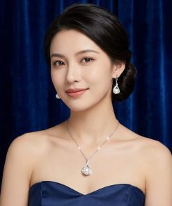 Εlegant Geometric Jewelry Set της Ακροδεσμάτων και του Κολιέ