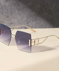 Alternative view of Rimless γυαλιά ηλίου τετράγωνα