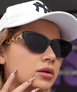 Γυαλιά Ηλίου Cat Eye με Αλυσίδα
