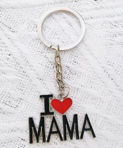 Alternative view of I Love MAMA μπρελόκ ασημί